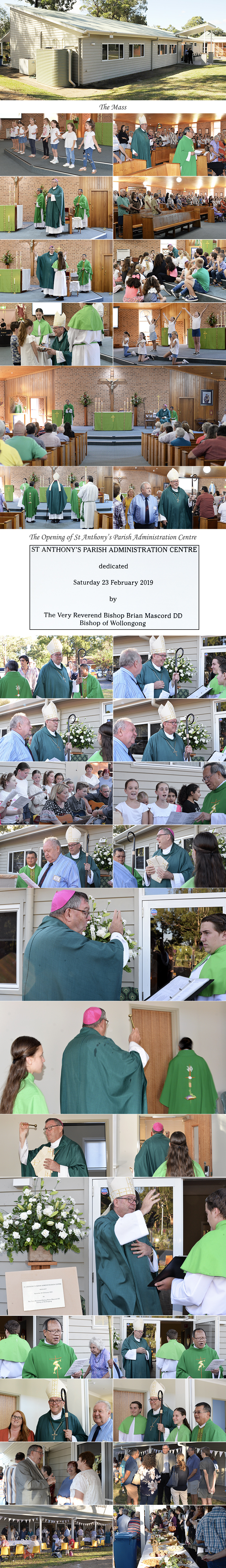 Opening of the St Anthony's Parish Addministration Centre